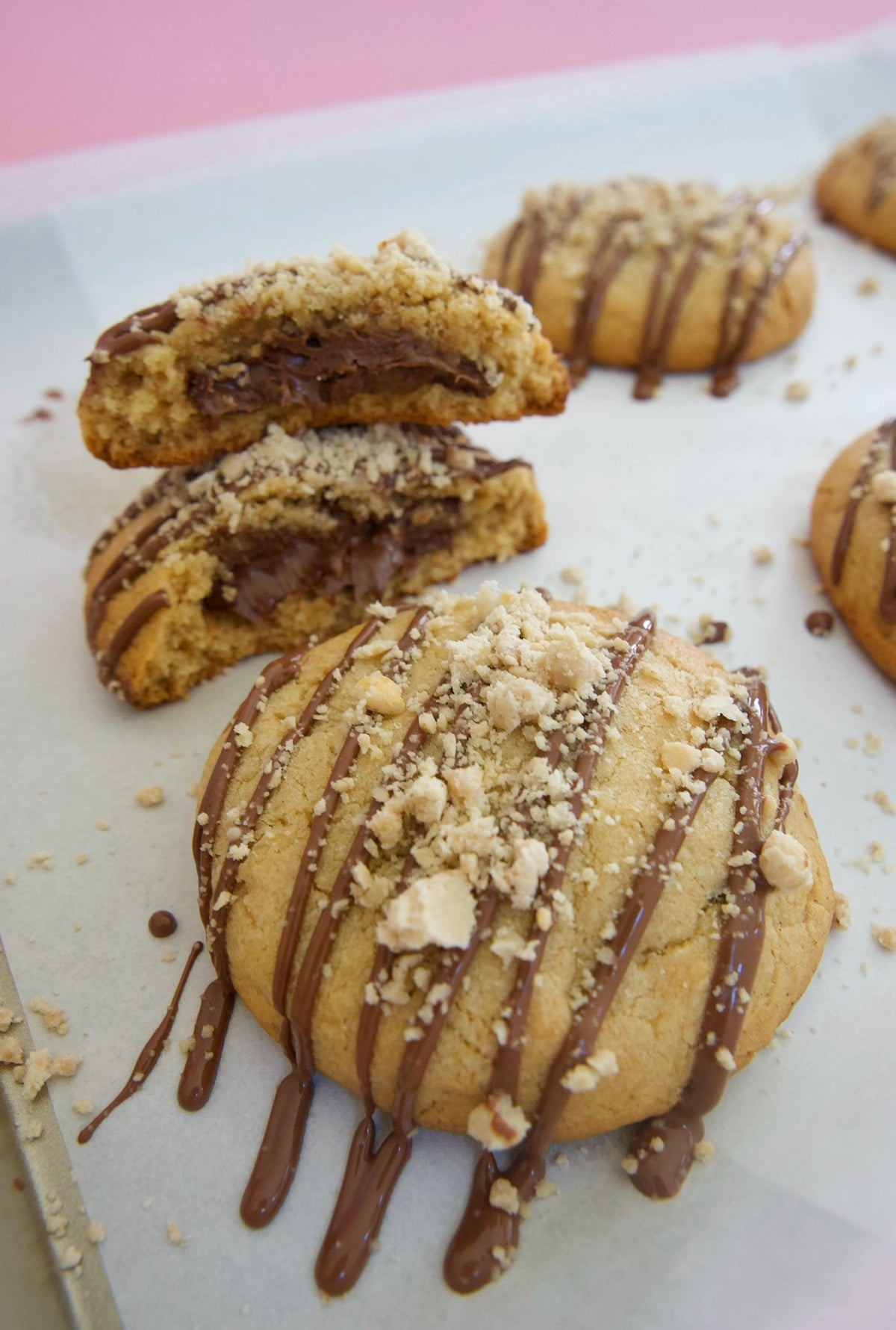 Mazapan & Nutella Stuffed Cookies
