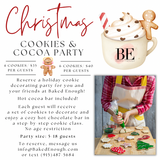 Christmas Cookies & Cocoa | Private Party Reservation