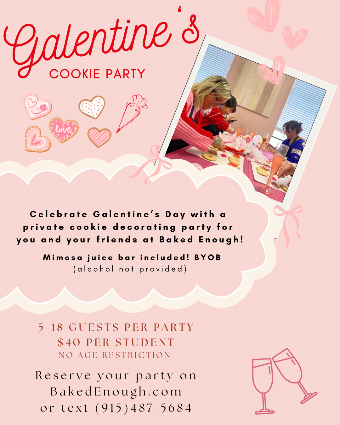 Galentine's Private Party Reservations