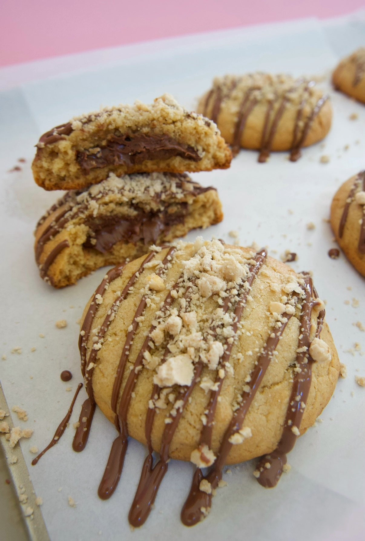 Mazapan & Nutella Stuffed Cookies