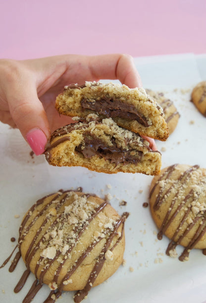 Mazapan & Nutella Stuffed Cookies
