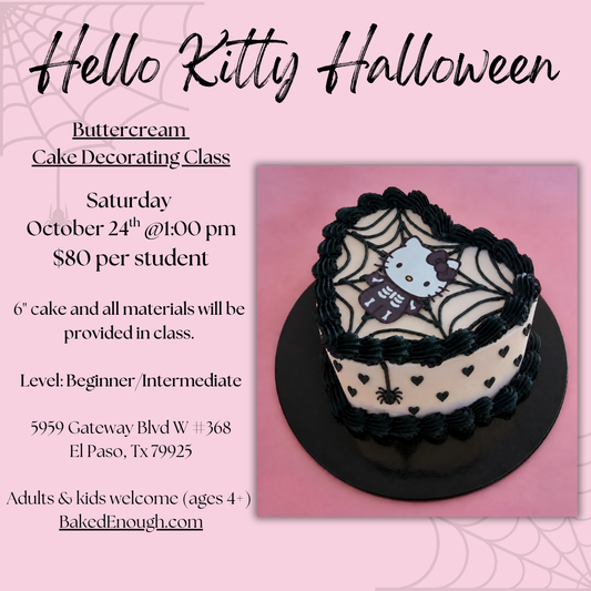 Hello Kitty Halloween Cake Workshop | Saturday October 24th