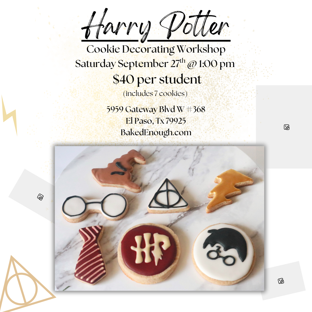 "Harry Potter" Cookie Workshop | Saturday September 27th