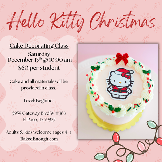Hello Kitty Christmas Cake | Saturday December 13th