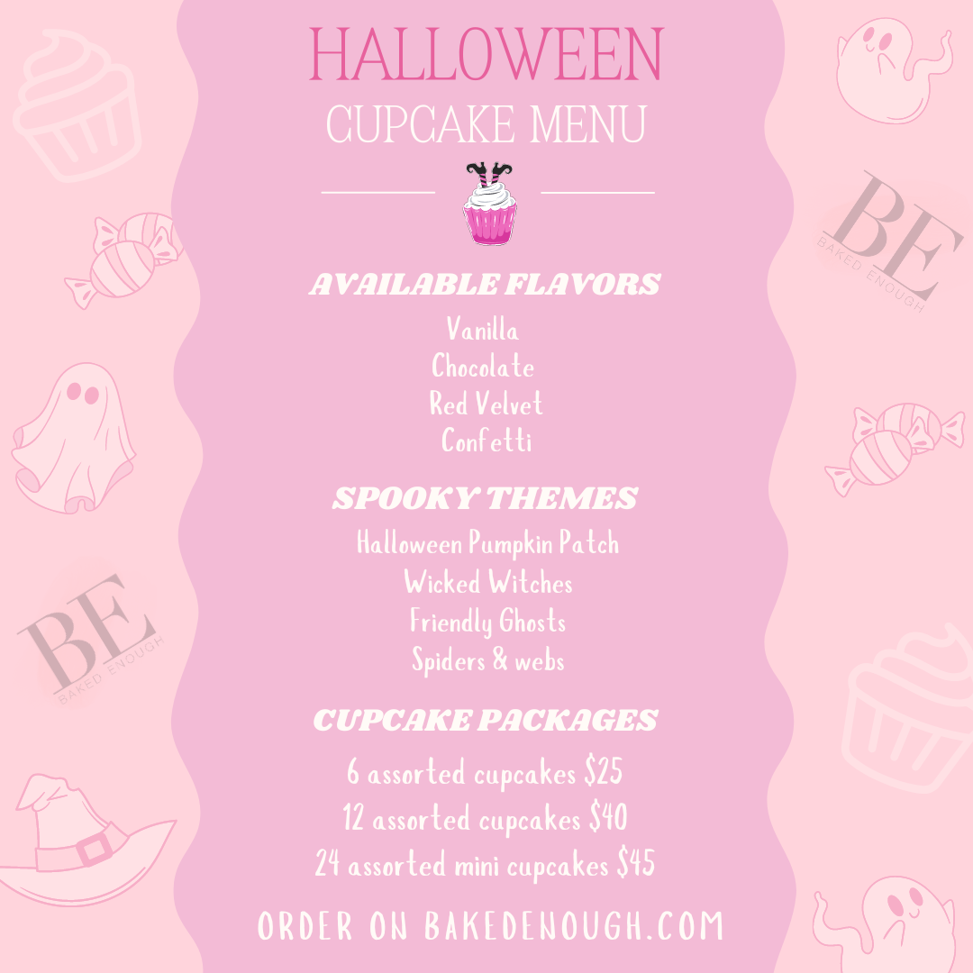 Halloween Cupcake Packages