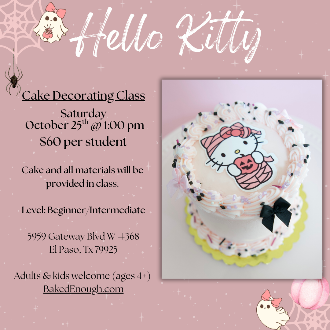 Hello Kitty Halloween Cake | Saturday October 25th
