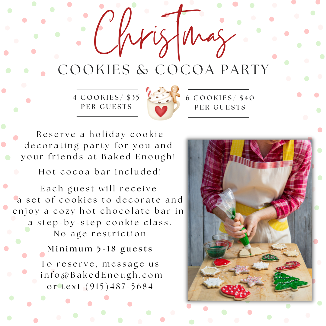 Christmas Cookies & Cocoa | Private Party Reservation
