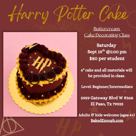 Harry Potter Cake Workshop | Saturday Sept 19th