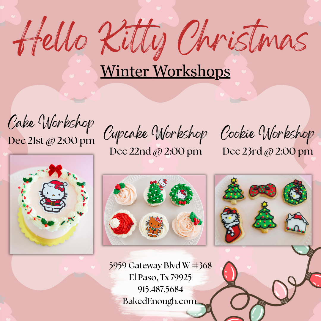 Hello Kitty Christmas Workshops | December 21st, 22nd & 23rd @2:00 pm