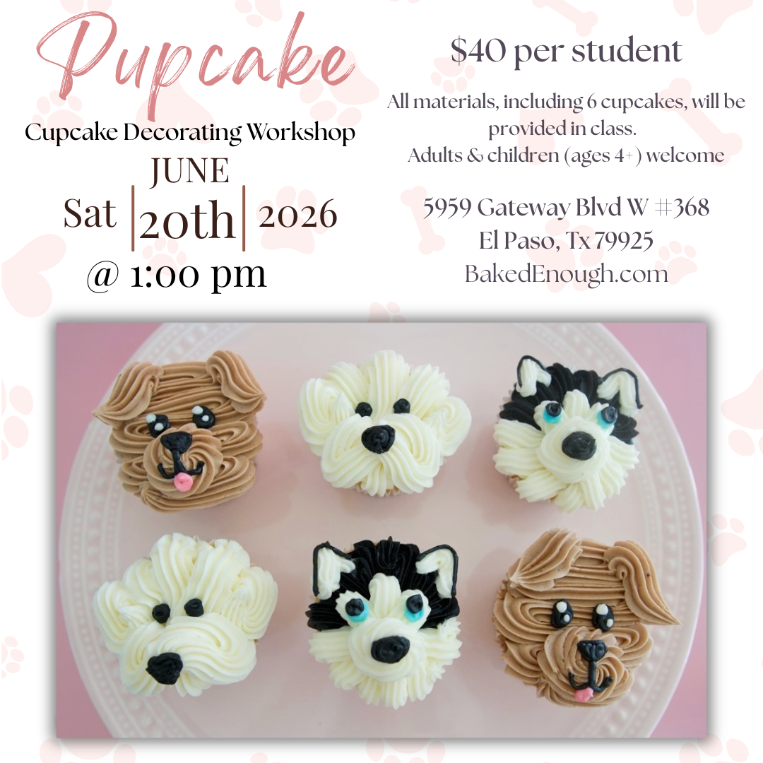 Pup Cupcake Workshop | Saturday June 20th
